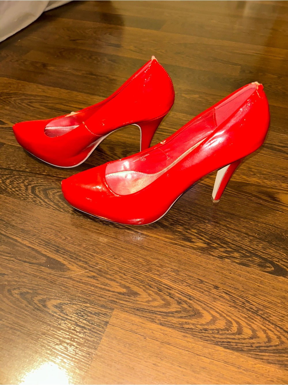 Red Patent High Heel Pumps - Women's Dress Shoes